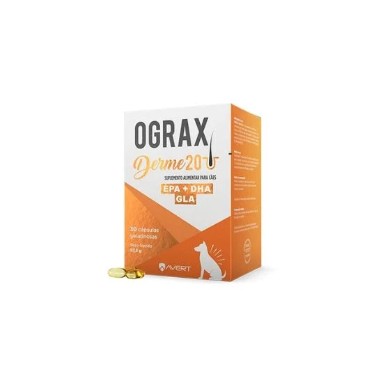 OGRAX DERME 20 CAP X 30