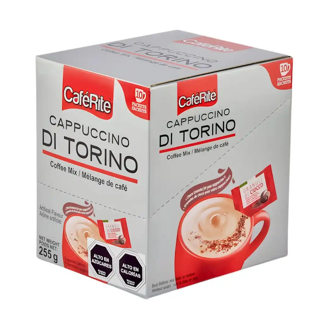 CAFE INSTANTANEO CAFERITE CAPPUCCINO DI TORINO 255G MALASIA