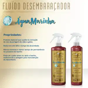 FLUIDO DESEMB. CEREJA E AVELA (AGUA MARINHA) P.U. 500 ML