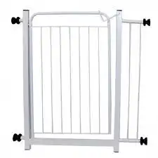 KIT PORTÃO PET 70 CM C/ EXTENSOR (10CM) EPOXI BRANCO