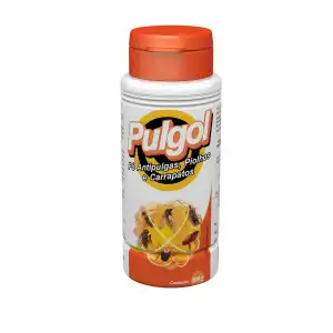 TALCO PULGOL 100 GR -TALQUEIRA (CARBARIL 3%+ DELTAMETRINA 0,1GR)