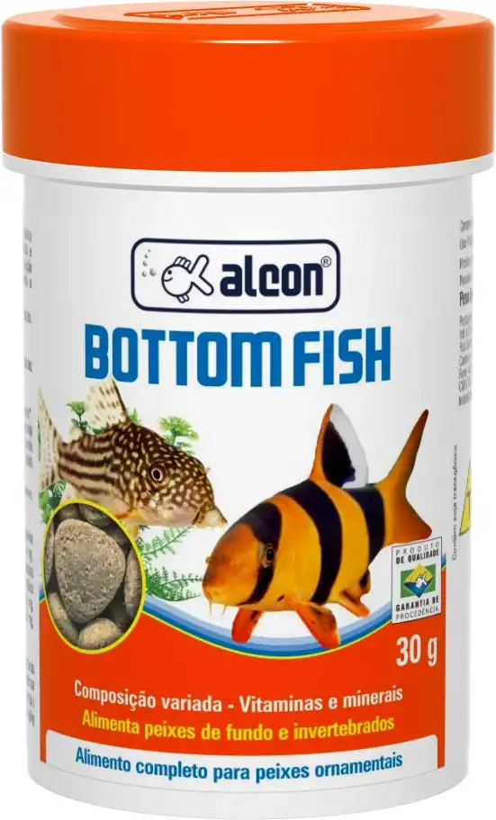 RAÇÃO - ALCON BOTTOM FISH 30 G