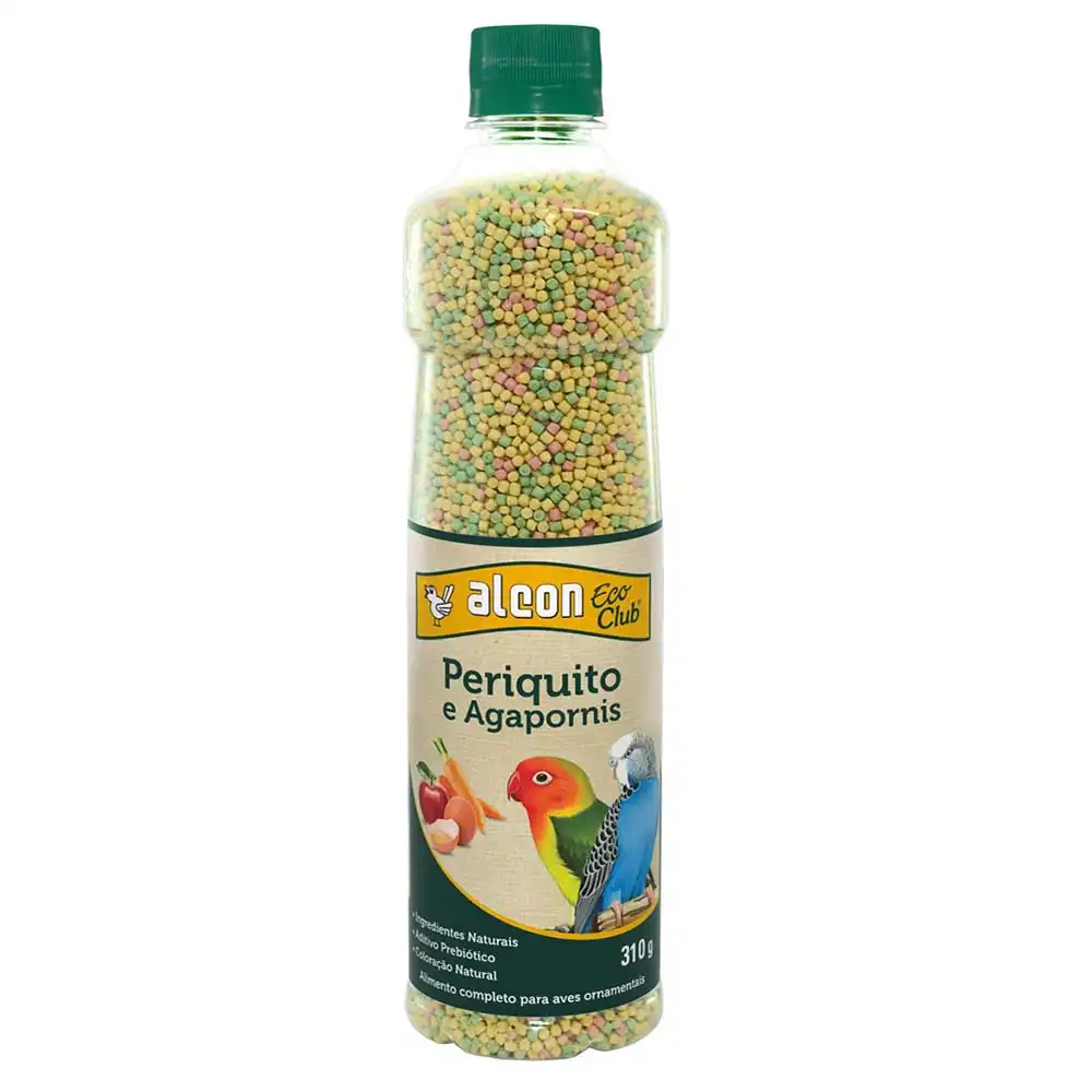 RAÇÃO - ALCON ECO CLUB PERIQUITO E AGAPORNIS 310 G