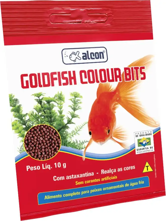 RAÇÃO - ALCON GOLDFISH COLOUR BITS 10 G **