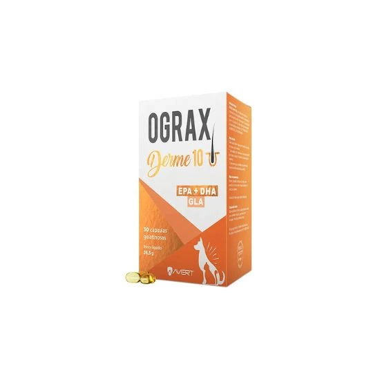 OGRAX DERME 10 CAP X 30