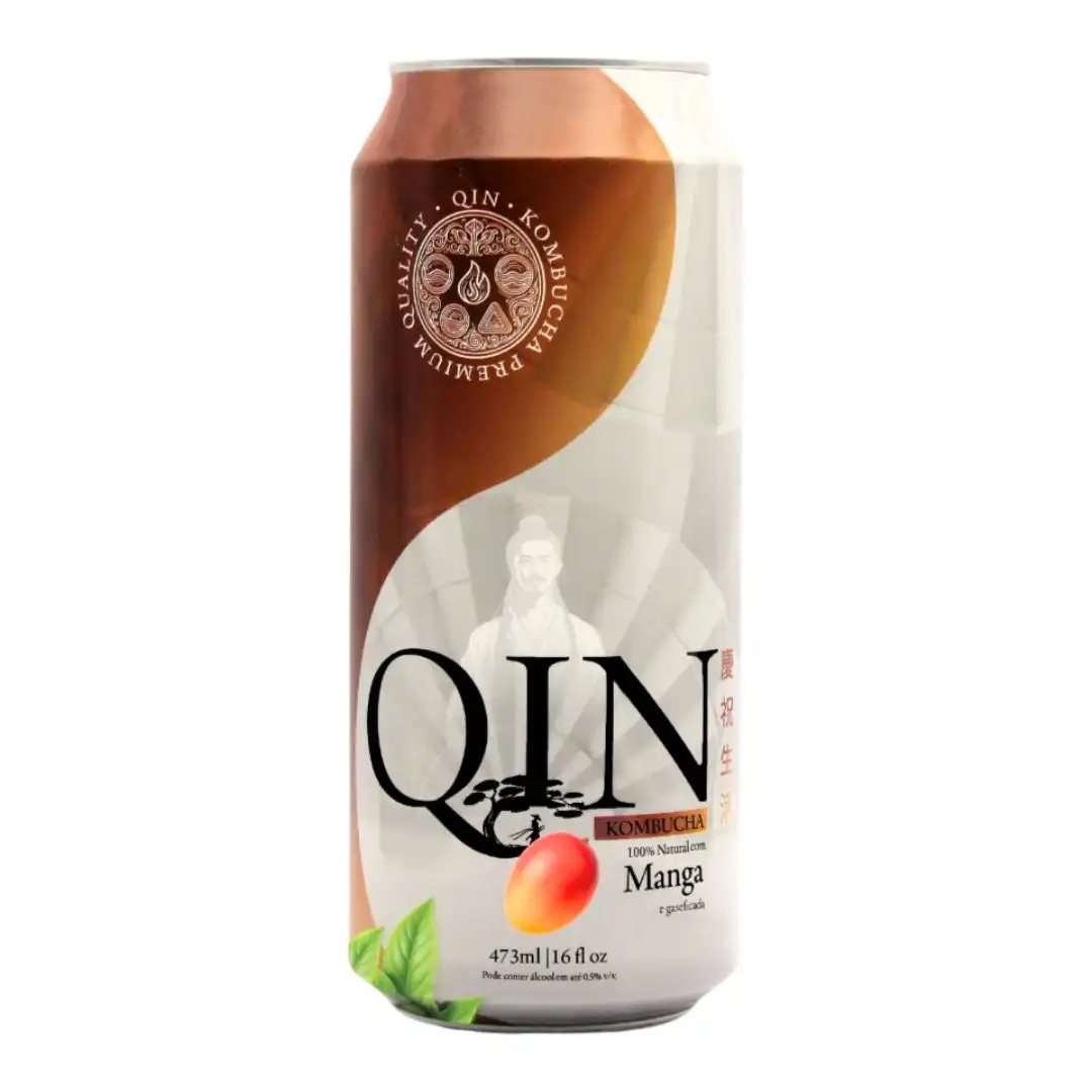KOMBUCHA QIN MANGA LATA 473ML