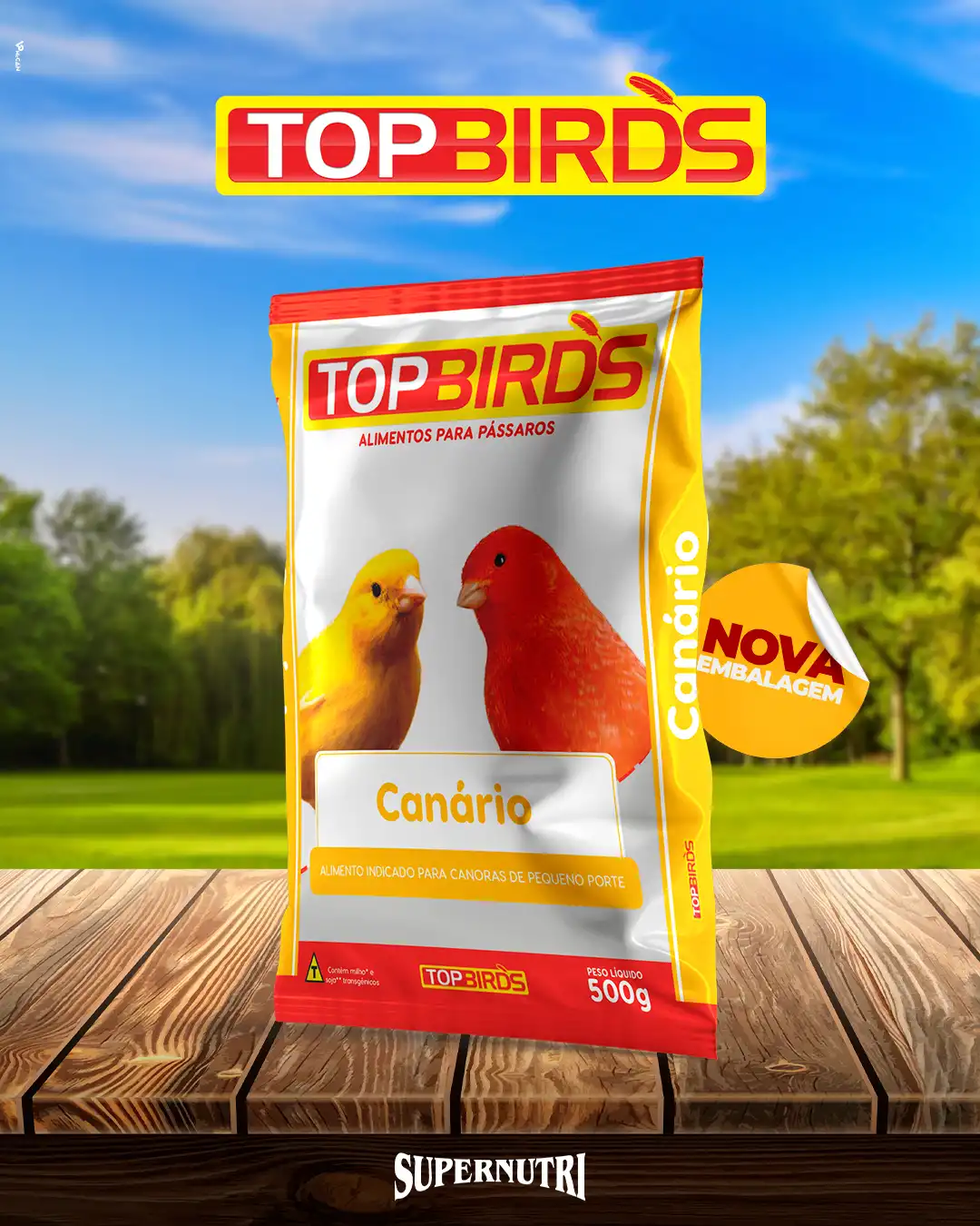 MISTURA CANARIO TOP BIRDS PREMIUM 500 GR