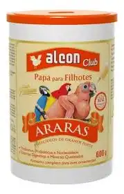 RAÇÃO - ALCON CLUB PAPA P/ FILHOTES ARARAS 600 G **
