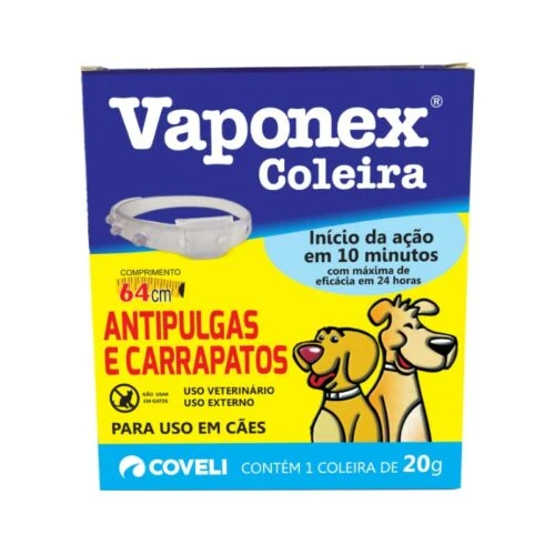 COLEIRA VAPONEX 64 CM 20 GR