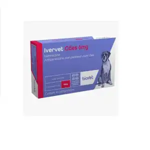 IVERVET 6MG CAES ATE 30 KGS 4 COMP. (IVERMECTINA)