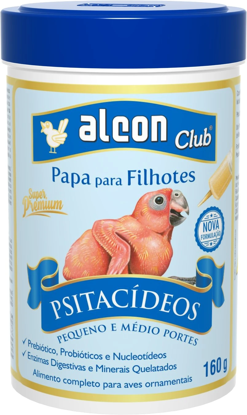 RAÇÃO - ALCON CLUB PAPA FILHOTES PSITACIDEOS 160 G