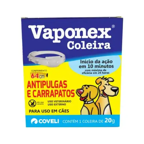 COLEIRA VAPONEX 64 CM 20 GR