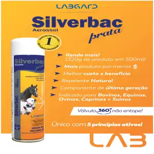 SILVERBAC AEROSOL PRATA 500 ML