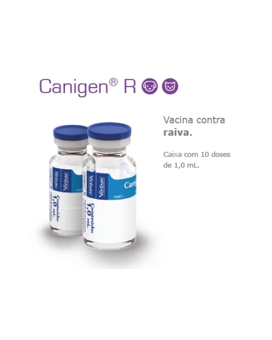 VACINA CANIGEN® R C/10 DOSES (RAIVA)