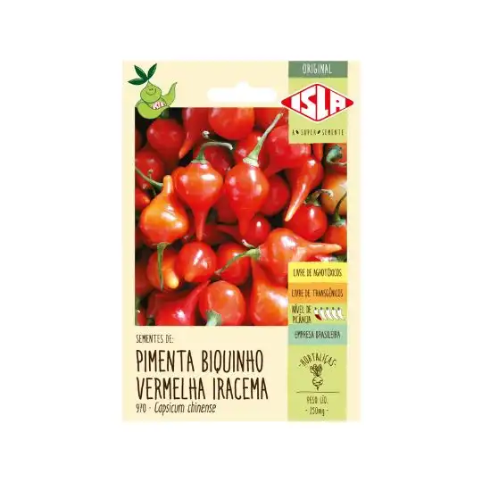 PIMENTA IRACEMA BIQUINHO VERMELHA ORIGINAL 