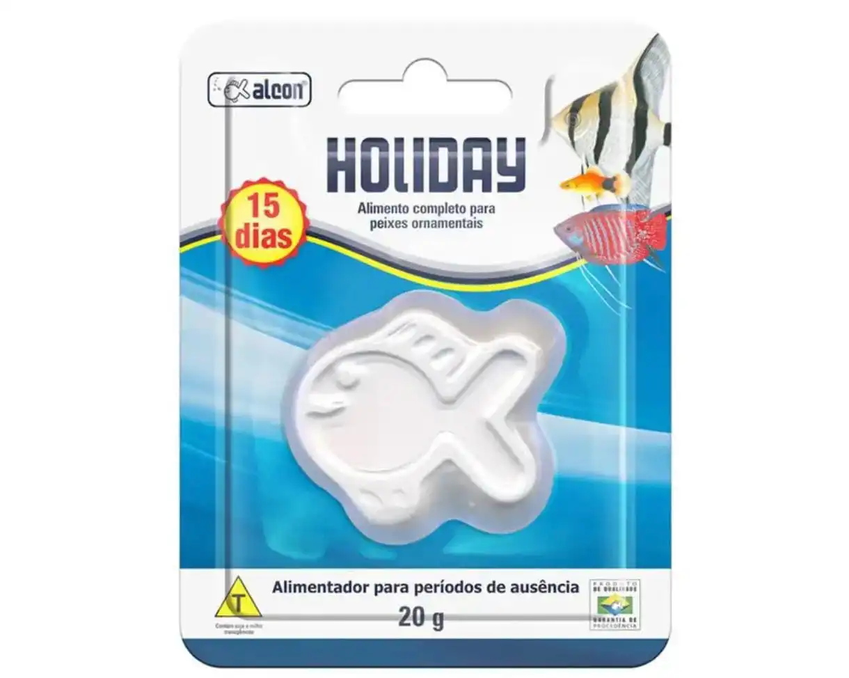 RAÇÃO - ALCON HOLIDAY 20 G