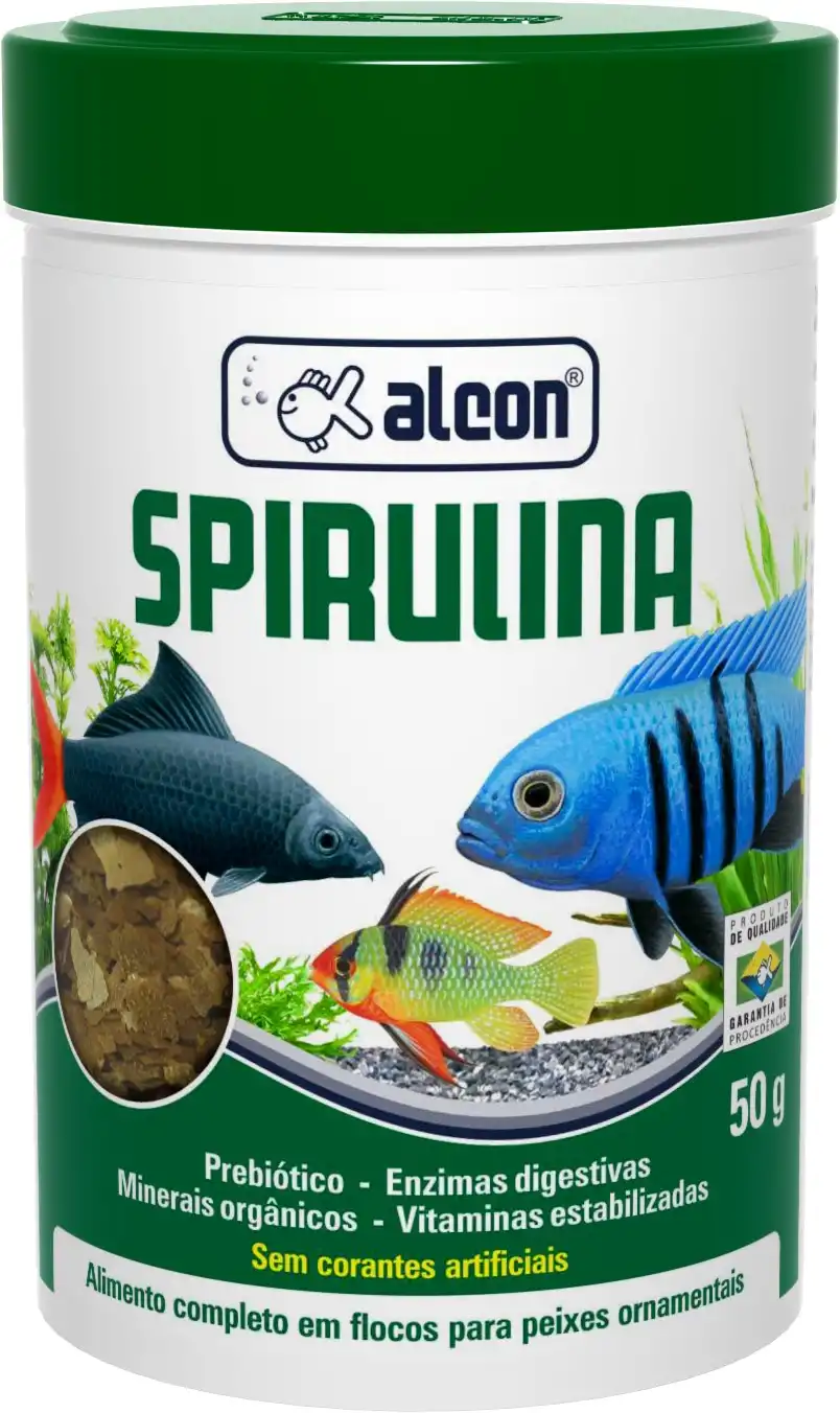 RAÇÃO - ALCON SPIRULINA 50 G