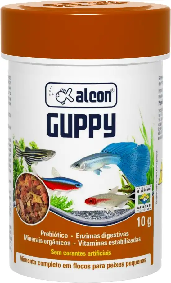 RAÇÃO - ALCON GUPPY 10 G