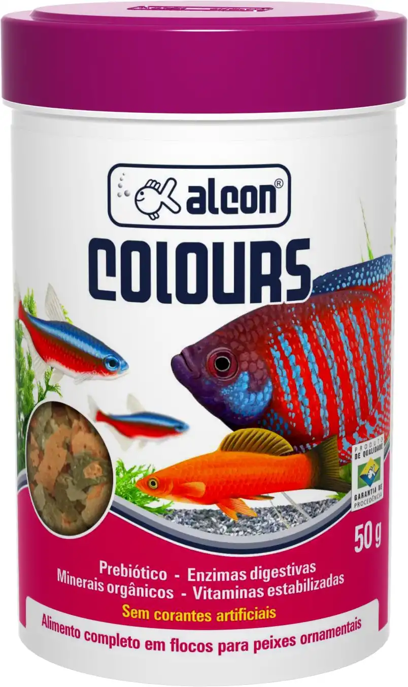 RAÇÃO - ALCON  COLOURS 50 G