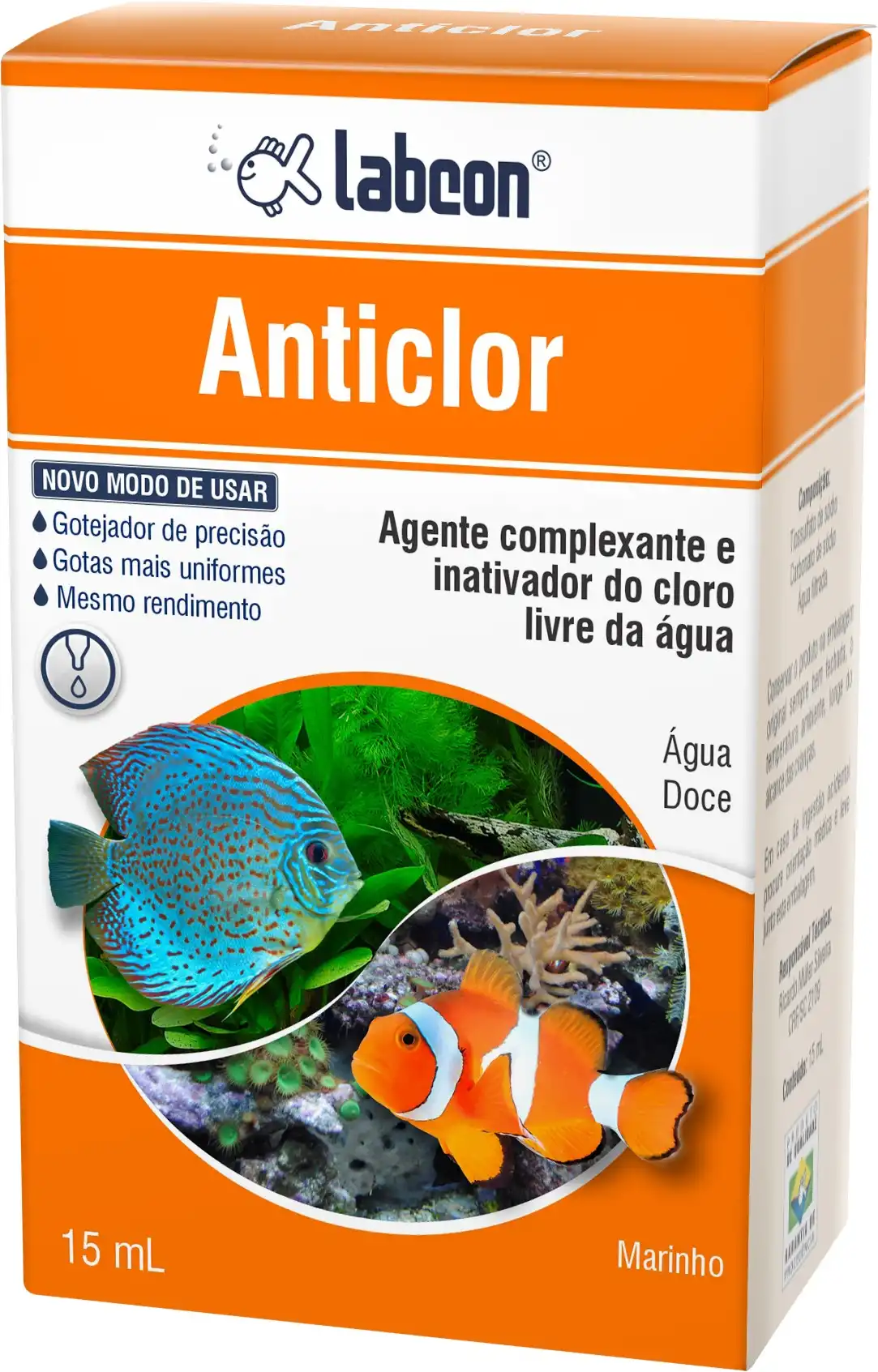 CONDICIONADOR AGUA - LABCON ANTICLOR 15 ML