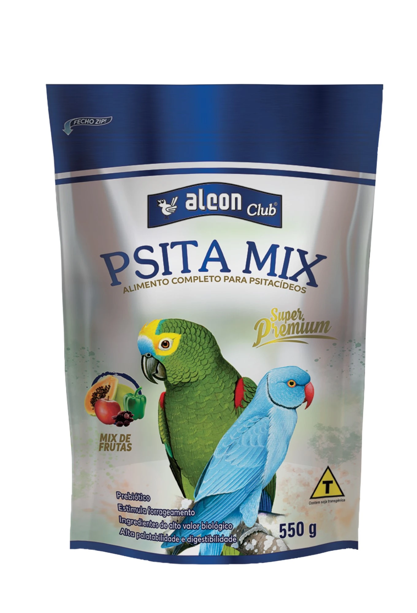RAÇÃO - ALCON CLUB PSITA MIX 550 G **
