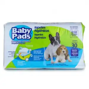 TAPETE HIG. BABY PADS 60X65 C/ 30 UN