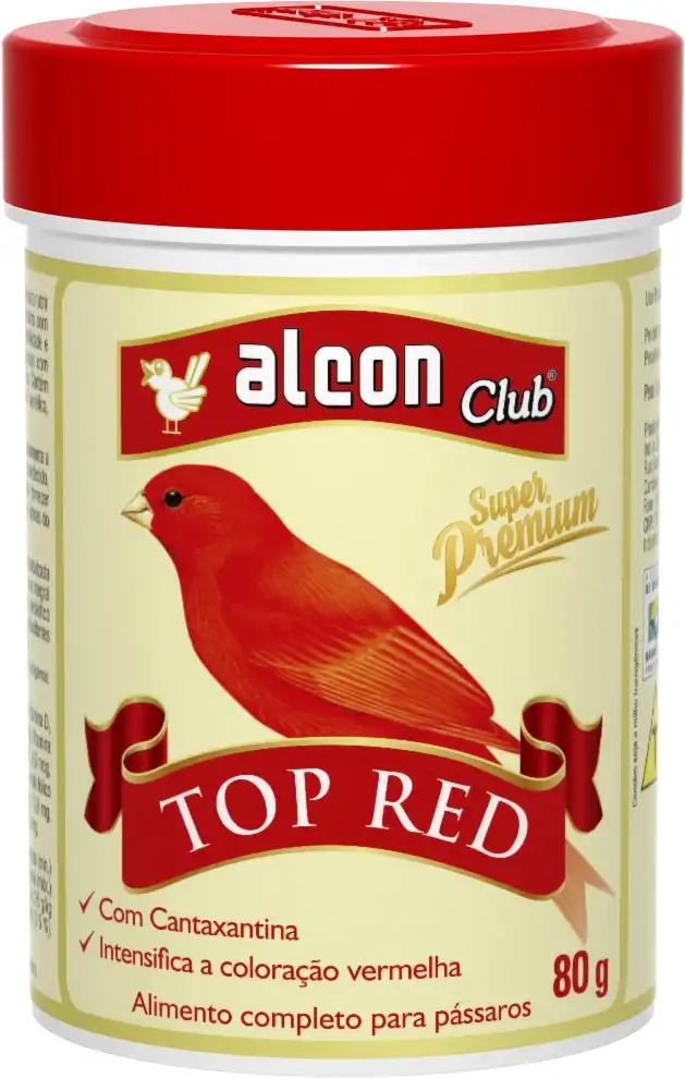 RAÇÃO - ALCON CLUB TOP RED 80 G 
