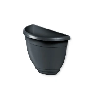 VASO DE PAREDE MEDIO PRETO