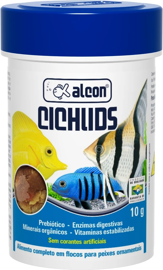 RAÇÃO - ALCON CICHLIDS 10  G **