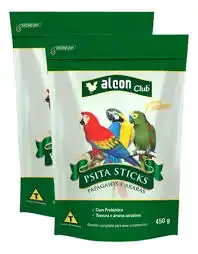 RAÇÃO - ALCON CLUB PSITA STICKS 450 G