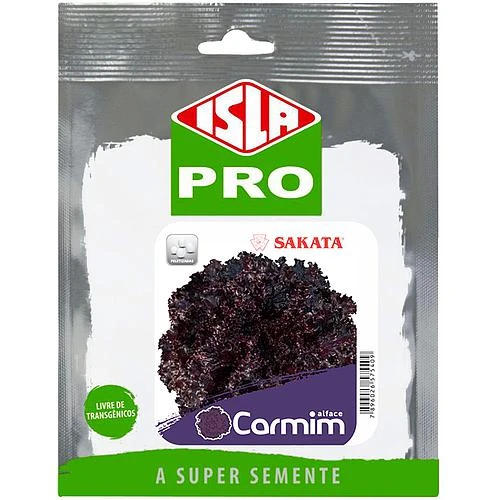 ALFACE CARMIM CRESPA ROXA PELETIZADA -1000 PETETS