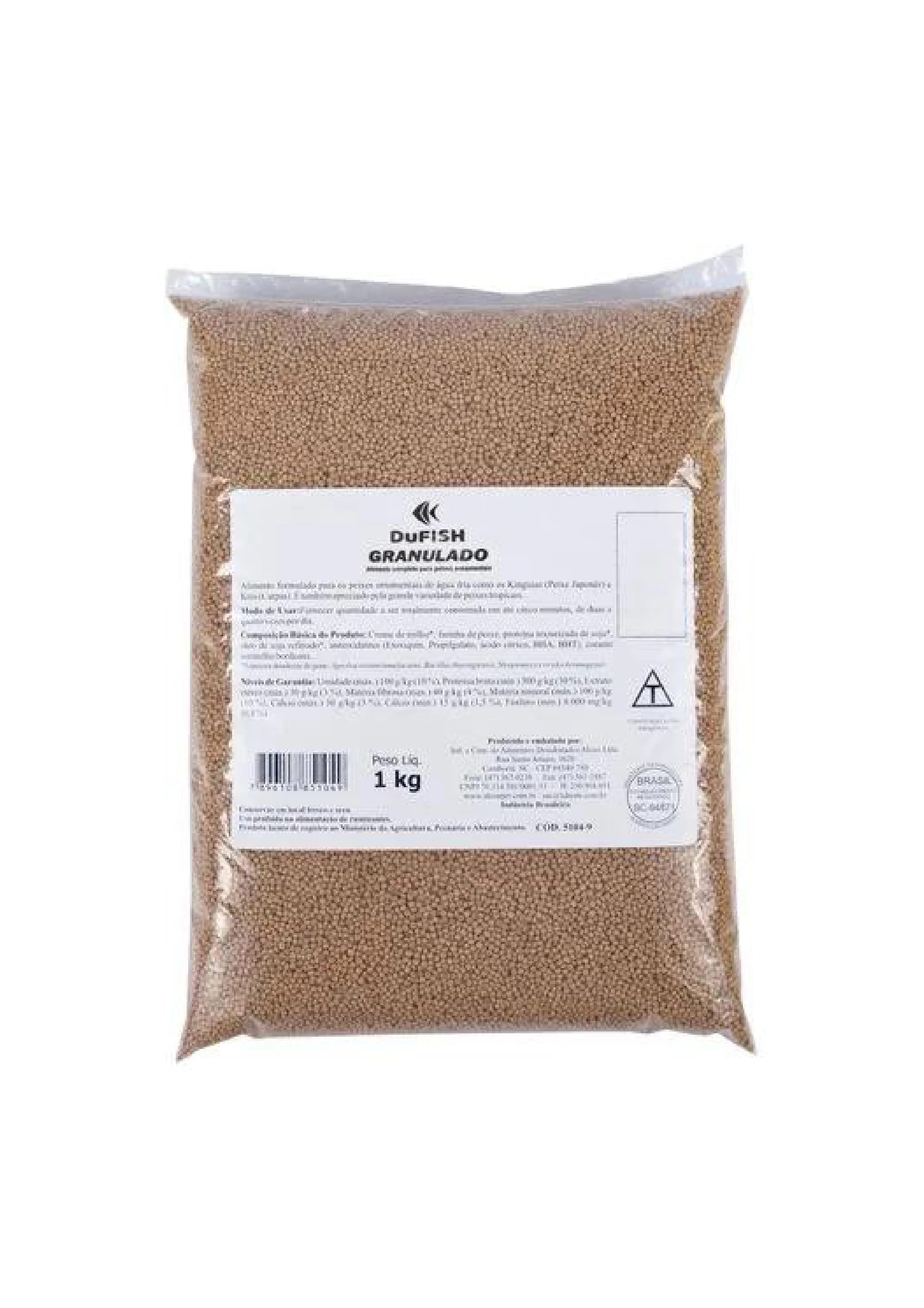 RAÇÃO - DUFISH GRANULADO 1 KG 