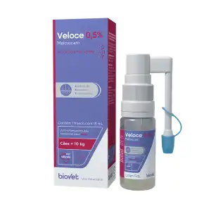 VELOCE 0,5% SPRAY ORAL 15 ML (MELOXICAM)