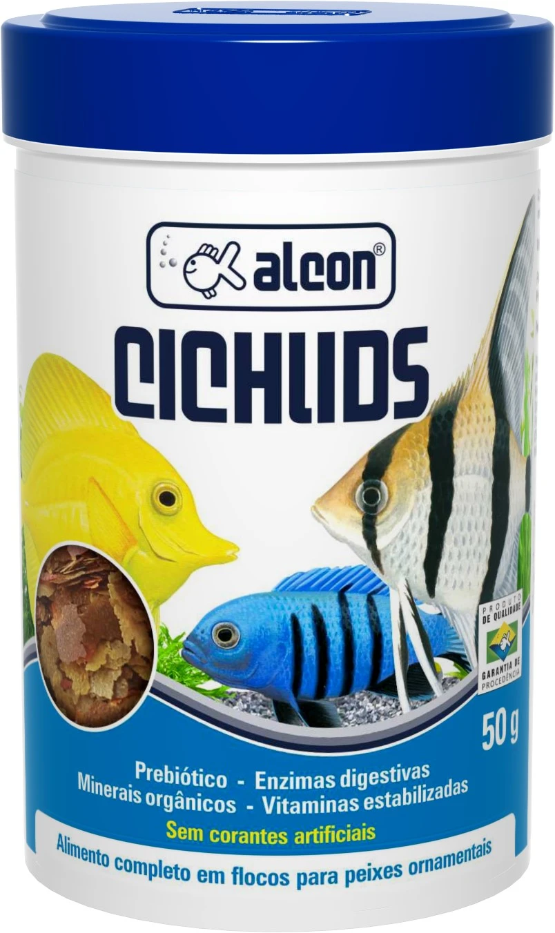 RAÇÃO - ALCON CICHLIDS 50  G **