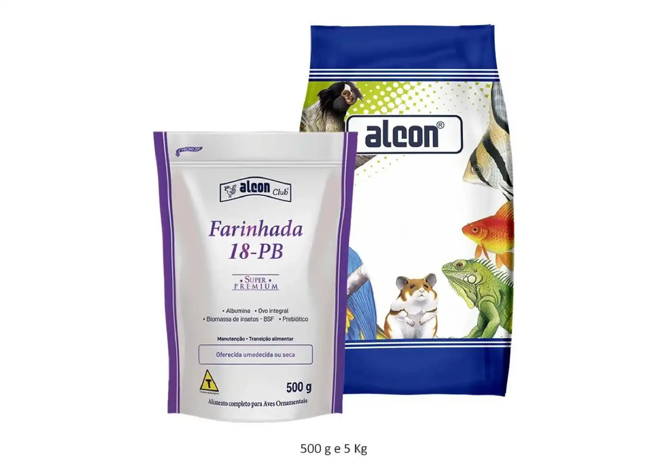 RAÇÃO - ALCON CLUB FARINHADA 18-PB 500 G