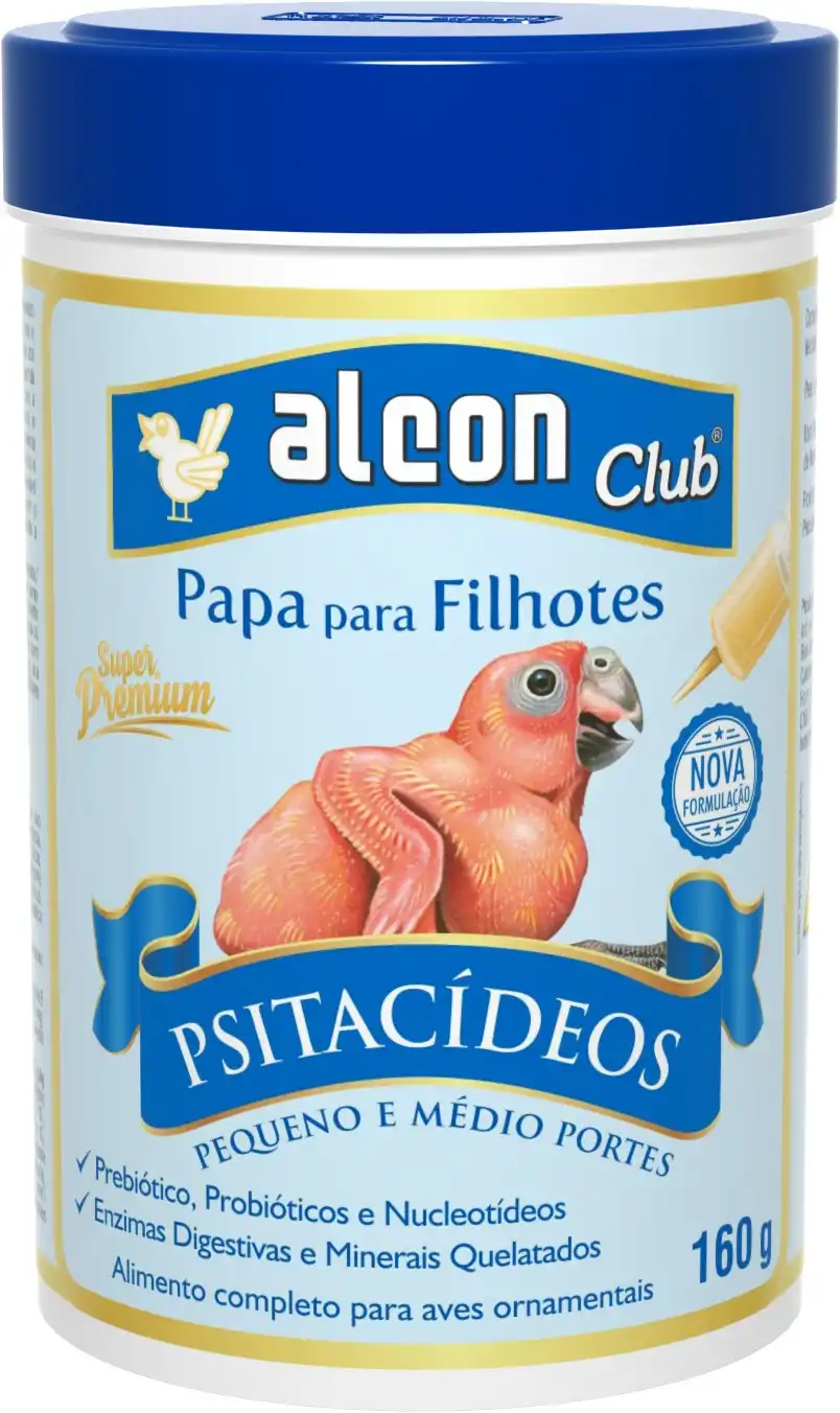 RAÇÃO - ALCON CLUB PAPA FILHOTES PSITACIDEOS 160 G