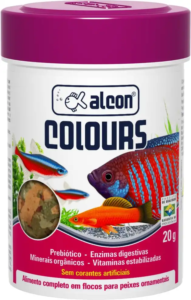 RAÇÃO - ALCON  COLOURS 20 G