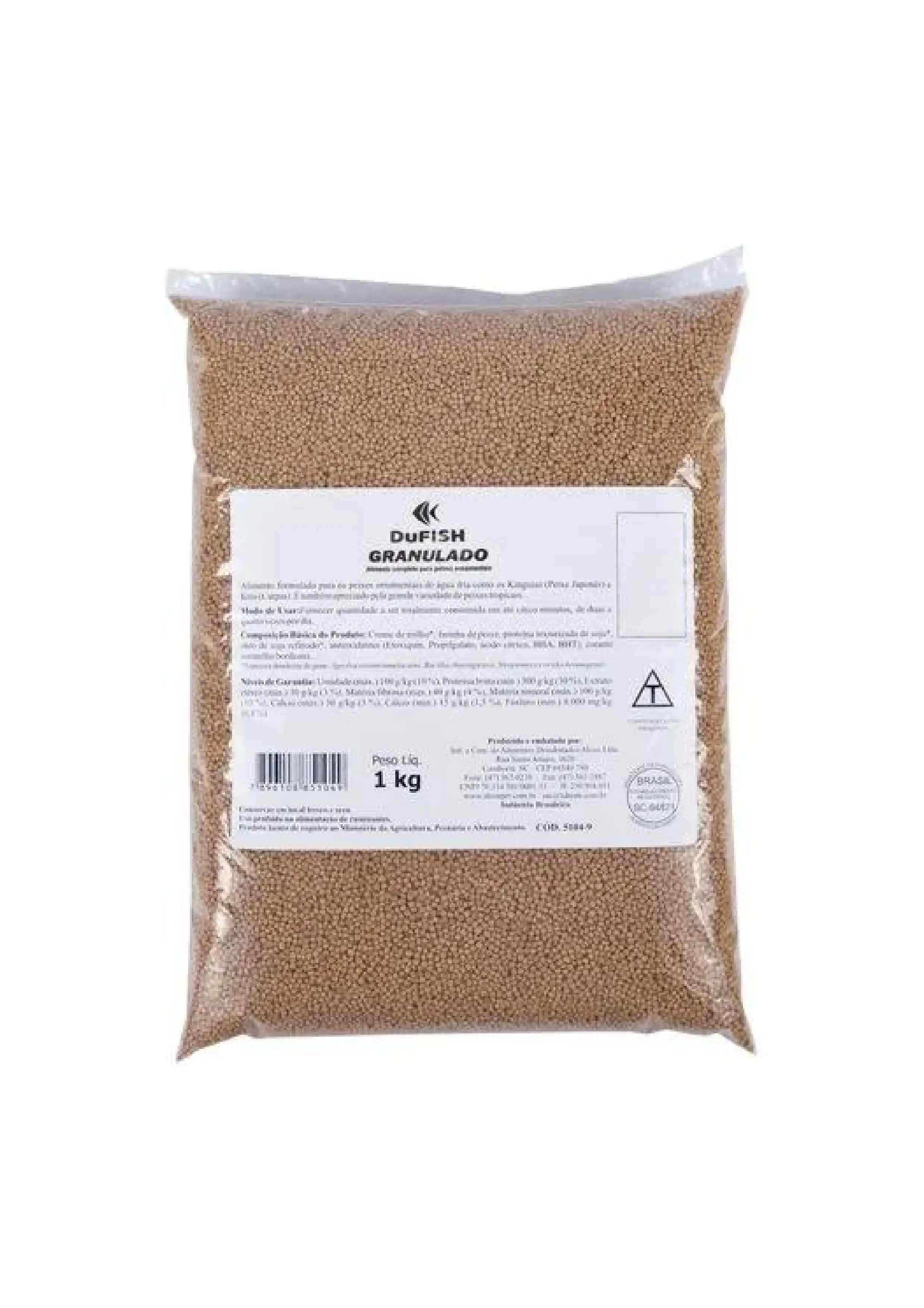 RAÇÃO - DUFISH GRANULADO 1 KG 