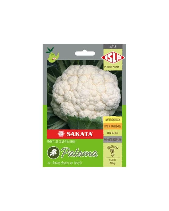 COUVE-FLOR PALOMA HIBRIDA SP-SDA 10 UN 0,100 MG
