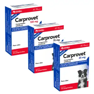 CARPROVET 75 MG 14 COMP
