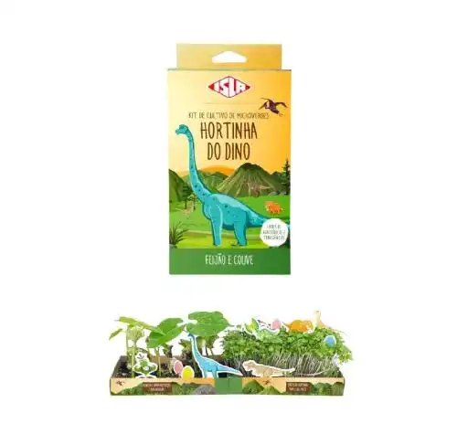 KIT DE CULTIVO MICROVERDES DINO DEFEIJAO E COUVE