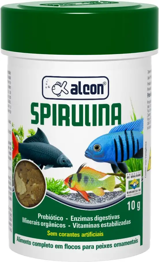 RAÇÃO - ALCON SPIRULINA 10 G