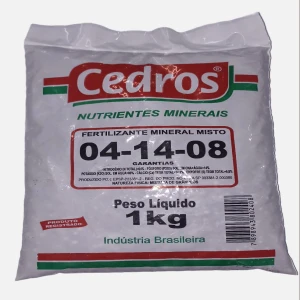 FERTILIZANTE 04-14-08 PCT 1 KG SOL. EM AGUA 04%