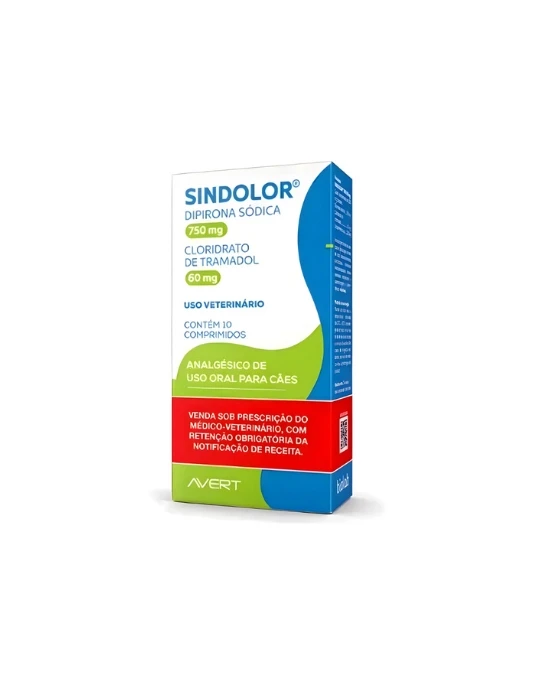 SINDOLOR 750MG/60MG COM X 10