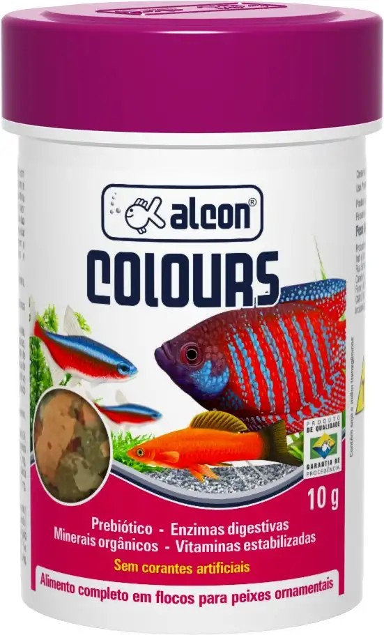 RAÇÃO - ALCON  COLOURS 10 G