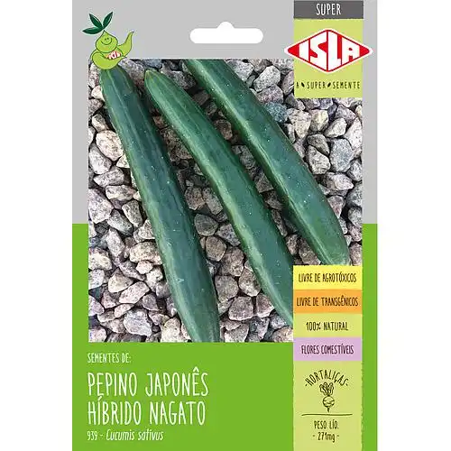 PEPINO NAGATO/HIBRIDO JAPONES SP 10 ENV 271 MG