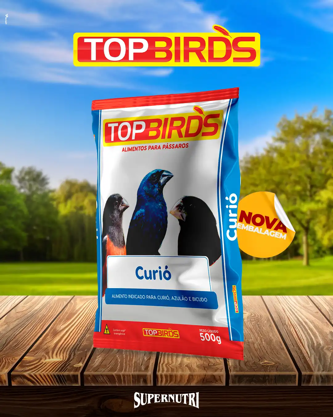 MISTURA CURIO TOP BIRDS PREMIUM 500 GR