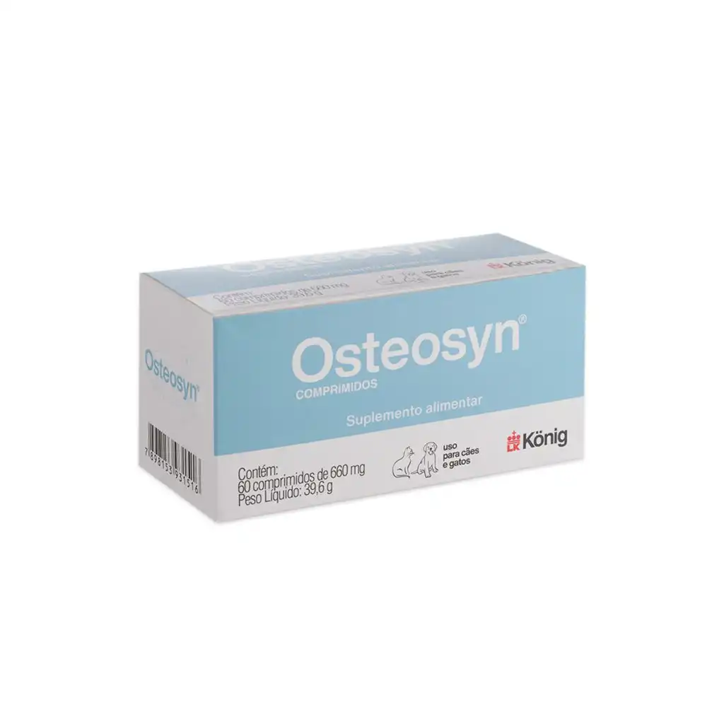 OSTEOSYN 660 MG DS C/ 60 COMP