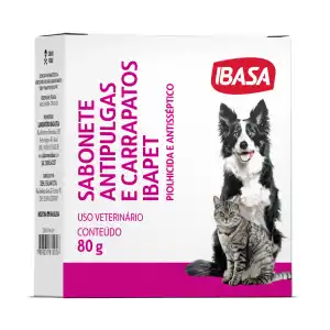 SABONETE ANTIPULGAS IBASA 80 G