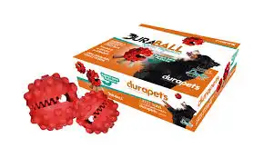 BRINQ. DURABALL VERMELHA RACAS PQ DISPLAY C/ 12 BOLAS